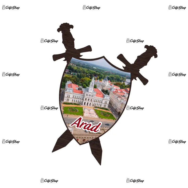 Arad, magnet palos cu sabii, model mgs189